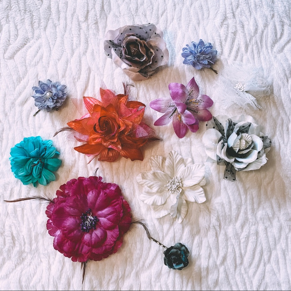 🌸Floral Hair Clip LOT 🌸